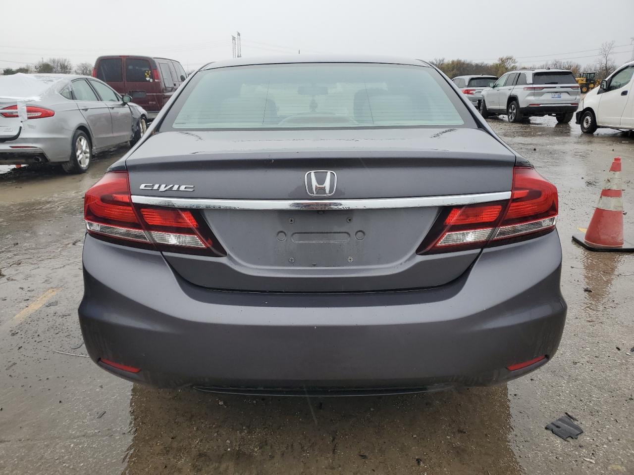 Lot #2962288025 2014 HONDA CIVIC EXL