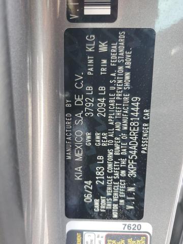 2024 KIA FORTE GT L - 3KPF54AD4RE814449