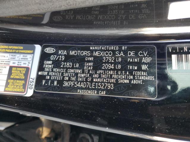 VIN 3KPF54AD7LE152793 2020 KIA FORTE no.13