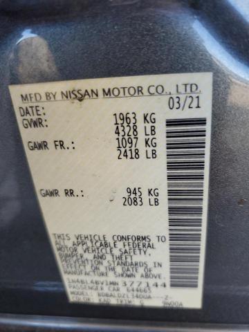 2021 NISSAN ALTIMA S - 1N4BL4BV1MN377144