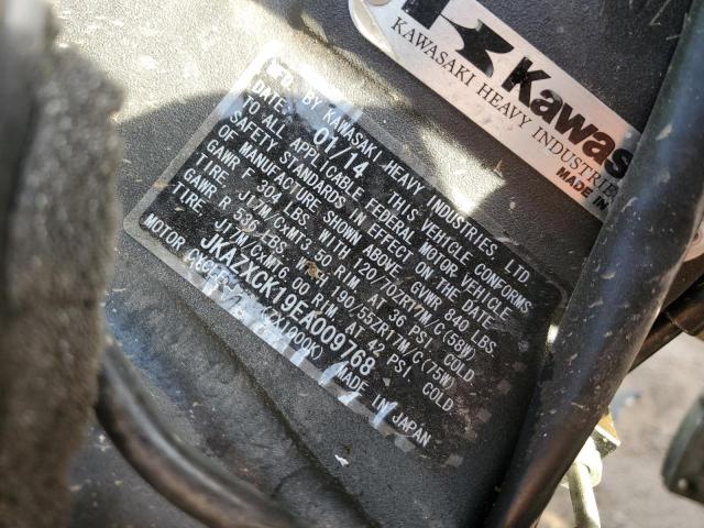 2014 KAWASAKI ZX1000 K JKAZXCK19EA009768