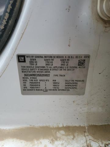 2016 CHEVROLET SILVERADO - 3GCUKREC2GG269822