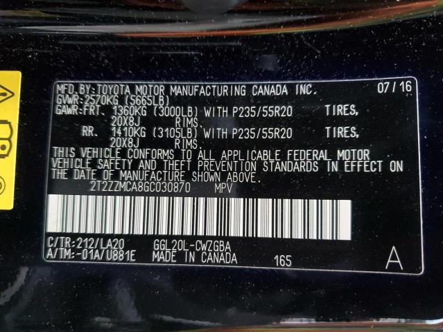 2016 LEXUS RX 350 - 2T2ZZMCA8GC030870