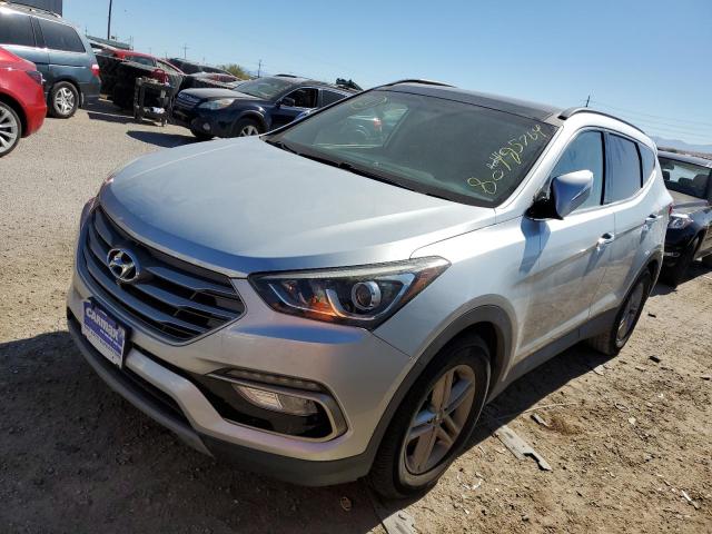 HYUNDAI SANTA FE S 2018 silver  gas 5XYZU3LB0JG547632 photo #1