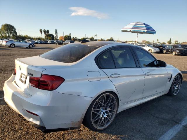 BMW M3 2018 white  gas WBS8M9C56J5K98375 photo #4