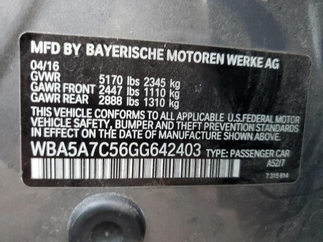 2016 BMW 528 XI - WBA5A7C56GG642403
