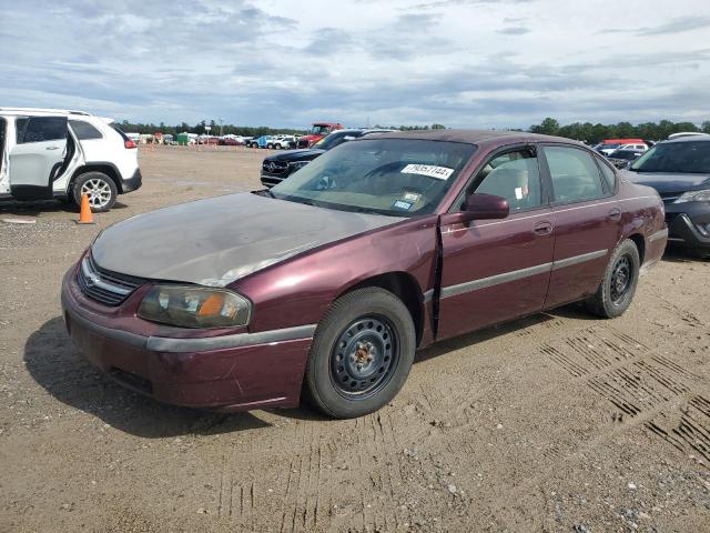 CHEVROLET IMPALA 2004 maroon  gas 2G1WF52E749301013 photo #1