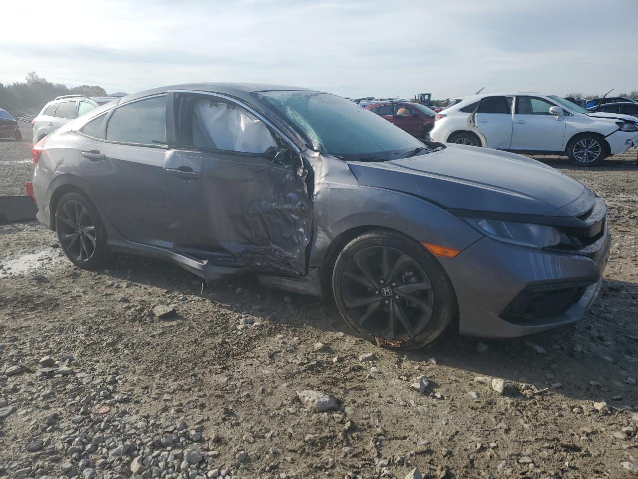 Lot #3024909401 2019 HONDA CIVIC SPOR