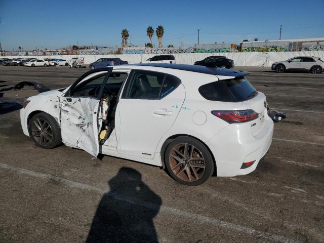 LEXUS CT 200 2016 white  hybrid engine JTHKD5BH2G2271491 photo #3