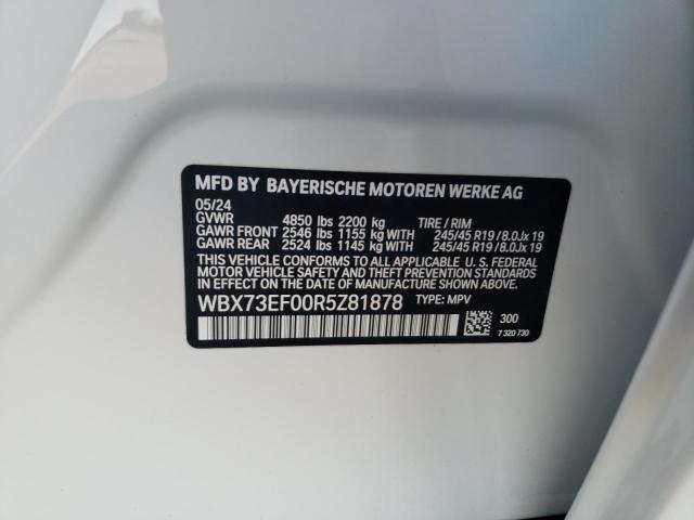 2024 BMW X1 XDRIVE2 WBX73EF00R5Z81878