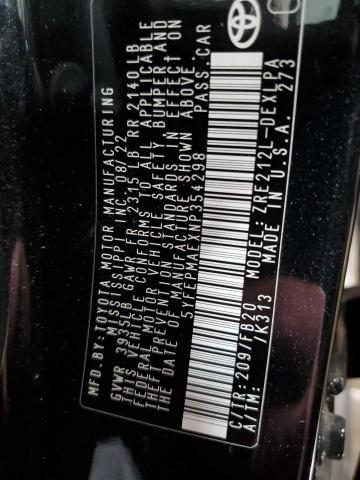 2022 TOYOTA COROLLA LE - 5YFEPMAEXNP354298
