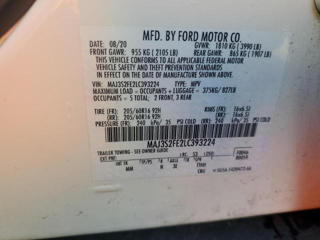 2020 FORD ECOSPORT S - MAJ3S2FE2LC393224