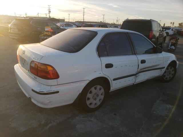 HONDA CIVIC LX 2000 white  gas JHMEJ6679YS000362 photo #4