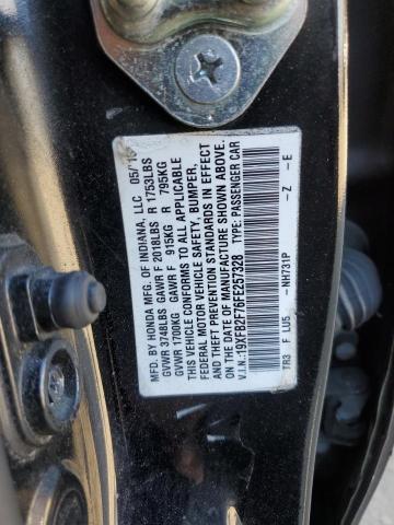 2015 HONDA CIVIC SE 19XFB2F76FE257328