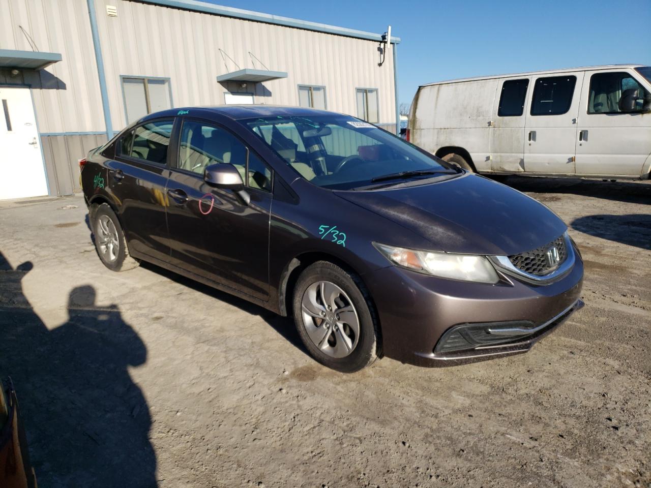 Lot #3033327882 2013 HONDA CIVIC LX