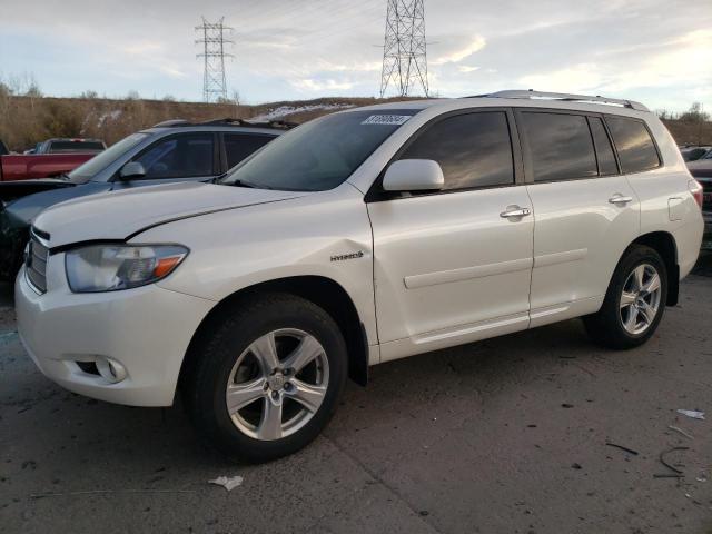 TOYOTA HIGHLANDER 2008 white  hybrid engine JTEEW44A482009438 photo #1