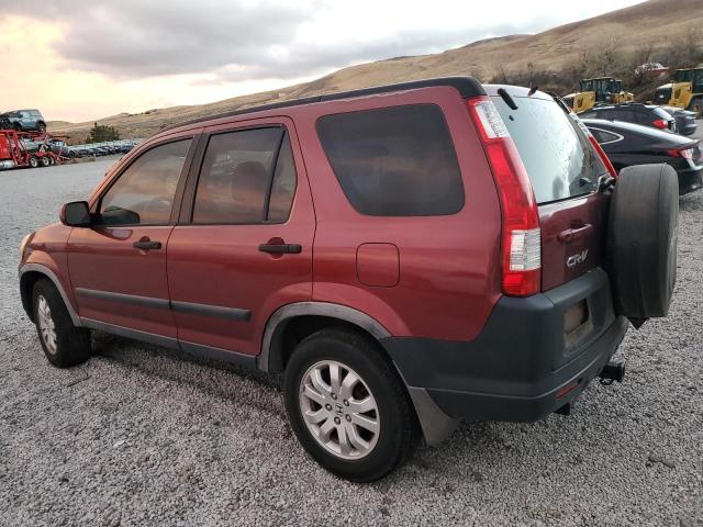 HONDA CR-V LX 2006 burgundy 4dr spor gas JHLRD78826C052948 photo #3