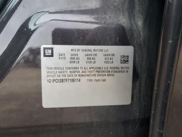 2015 CHEVROLET CRUZE LT - 1G1PC5SB7F7186114