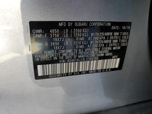 2020 SUBARU OUTBACK LI - 4S4BTALC9L3134158