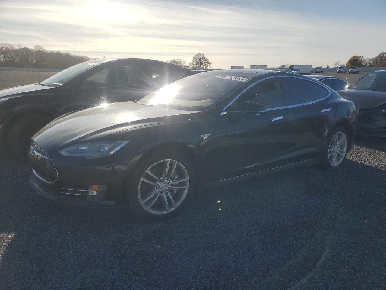 Lot #2991350354 2014 TESLA MODEL S 60