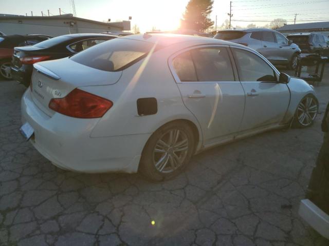 INFINITI G37 2012 white sedan 4d gas JN1CV6AR0CM970154 photo #4