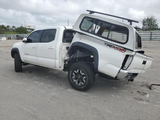 TOYOTA TACOMA DOU 2019 white  gas 5TFCZ5AN1KX209607 photo #3