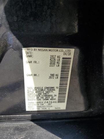2018 NISSAN ALTIMA 2.5 - 1N4AL3AP8JC242646
