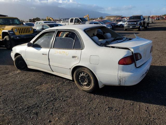 TOYOTA COROLLA VE 1998 white  gas 1NXBR12E6WZ104826 photo #3