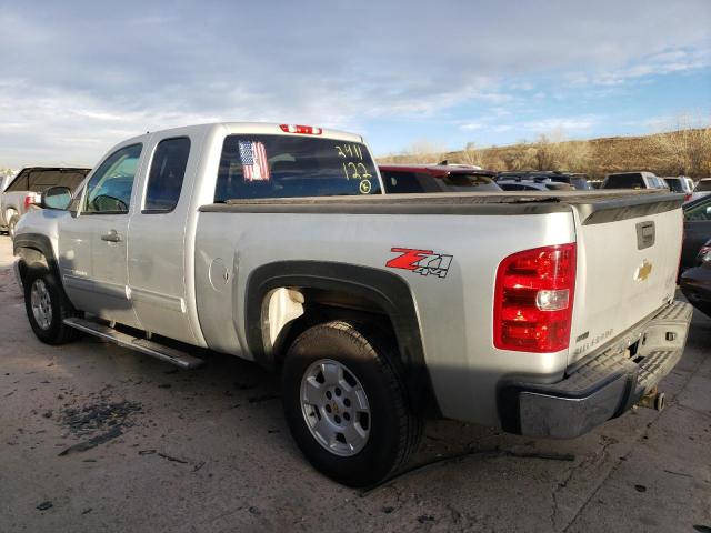 CHEVROLET SILVERADO 2011 silver 4dr ext flexible fuel 1GCRKSE39BZ382169 photo #3