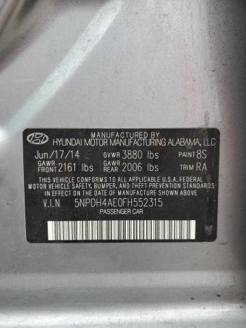 2015 HYUNDAI ELANTRA SE - 5NPDH4AE0FH552315