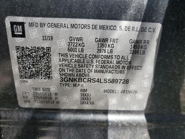 2020 CHEVROLET BLAZER 2LT - 3GNKBCRS4LS589728