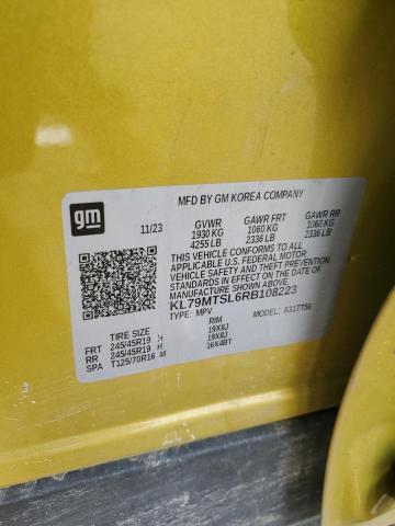 2024 CHEVROLET TRAILBLAZE - KL79MTSL6RB108223