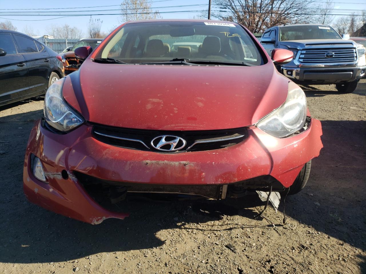 Lot #3023330247 2012 HYUNDAI ELANTRA GL