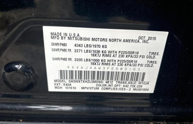2015 MITSUBISHI RVR GT 4A4AJ4AW3FE609163