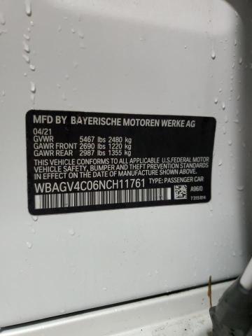 2022 BMW 840XI - WBAGV4C06NCH11761