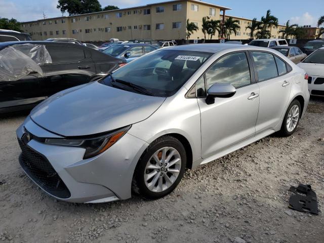 TOYOTA COROLLA LE 2021 silver  gas JTDVPMAE8MJ146102 photo #1