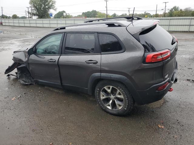 JEEP CHEROKEE T 2018 gray  flexible fuel 1C4PJMBX1JD600419 photo #3