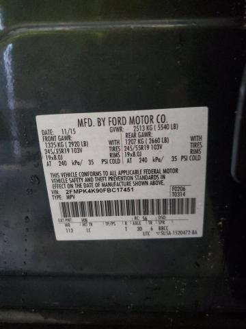 2015 FORD EDGE TITAN - 2FMPK4K90FBC17451