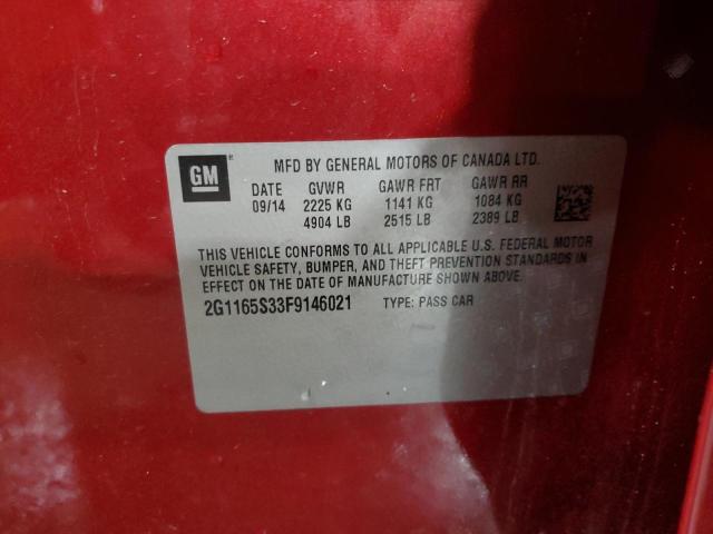 2015 CHEVROLET IMPALA LTZ - 2G1165S33F9146021