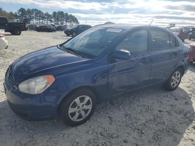 HYUNDAI ACCENT GLS 2011 blue sedan 4d gas KMHCN4AC3BU535295 photo #1