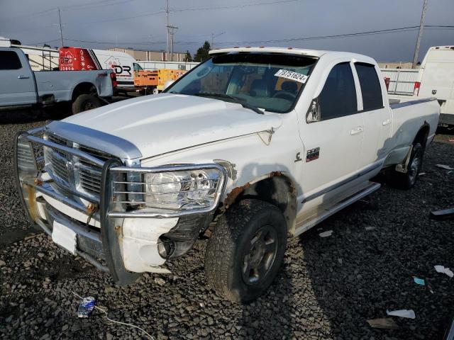 DODGE RAM 3500 S 2008 white crew pic diesel 3D7MX38A48G193715 photo #1