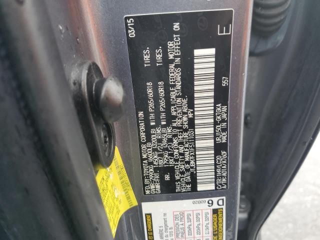 2015 LEXUS GX 460 - JTJBM7FX1F5111031