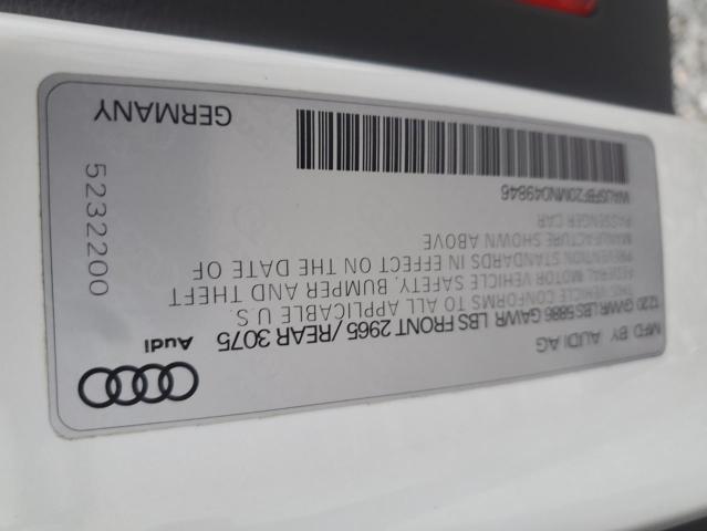 2021 AUDI S7 PRESTIG WAUSFBF20MN049846