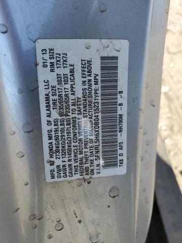 VIN 5FNRL5H6XDB041523 2013 Honda Odyssey, Exl no.13