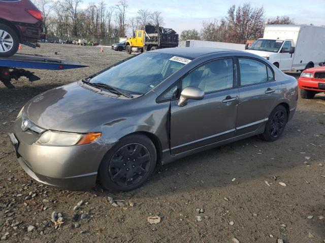 HONDA CIVIC LX 2008 tan sedan 4d gas 1HGFA16538L066246 photo #1