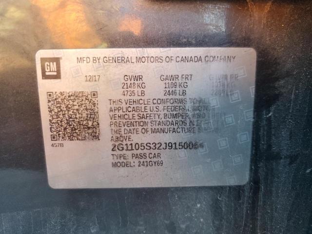 2018 CHEVROLET IMPALA - 2G1105S32J9150054