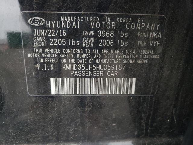 2017 HYUNDAI ELANTRA GT - KMHD35LH5HU359187