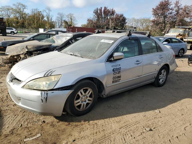 HONDA ACCORD EX 2004 silver  gas 1HGCM66524A095802 photo #1