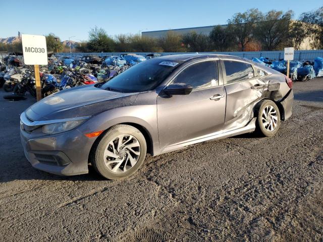 HONDA CIVIC EX 2017 gray sedan 4d gas 19XFC2F79HE059598 photo #1