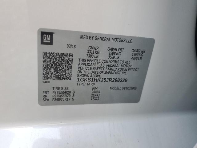 2018 GMC YUKON XL D - 1GKS1HKJ5JR298329